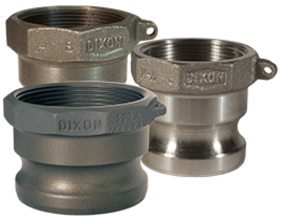 Dixon 1" Inch Type A Stainless Steel Adaptor (Male Adaptor x Female NPT Thread)